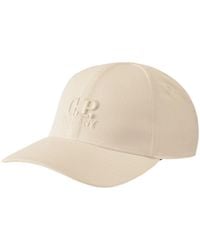 C.P. Company - Logo Embroidered Baseball Cap - Lyst