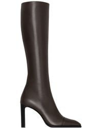 Saint Laurent - Venetia 95 Knee-High Boots - Lyst