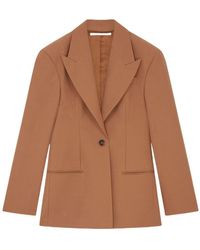 Stella McCartney - Long-Sleeved Wool Suit Jacket - Lyst