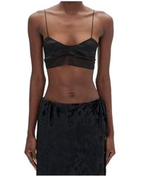 Ann Demeulemeester - Scoop-Neck Cropped Top - Lyst