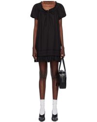 DUNST - Puff Shirring Minidress - Lyst