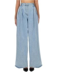 Nina Ricci - Wide Leg Jeans - Lyst