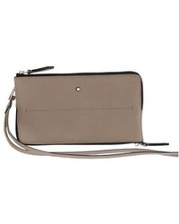 Montblanc - Logo Plaque Zip-Up Wallet - Lyst