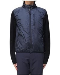 Aspesi - Stand-Up Collar Zip-Up Vest - Lyst