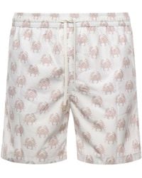 Eleventy - Crab Print Drawstring Swimwear - Lyst