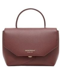 Emporio Armani - Leather Tote Bag - Lyst