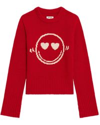 Zadig & Voltaire - Crew-Neck Long-Sleeve Sweater - Lyst