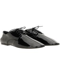 Dries Van Noten - Shiny Lace-Up Derby Shoes - Lyst