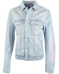 Gcds - Logo Denim Jacket - Lyst