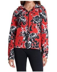 Moschino - Printed Hooded Casual Jacket - Lyst