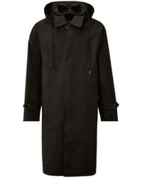 C.P. Company - X Mackintosh Goggle-Detail Hooded Coat - Lyst