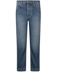 Pinko - Slim-Fit Cropped Jeans - Lyst