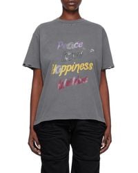 we11done - Slogan-Print Cottton T-Shirt - Lyst