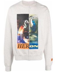 Heron Preston - Split Heron Crew-Neck T-Shirt - Lyst