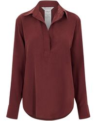 Max Mara - Mirko Long-Sleeve Plain Shirt - Lyst