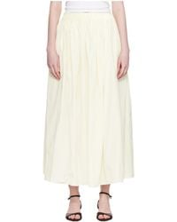 Loulou de Saison - Naya Gathered Flared Maxi Skirt - Lyst