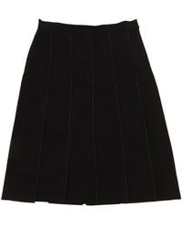 Max Mara - Pleated Midi Skirt - Lyst