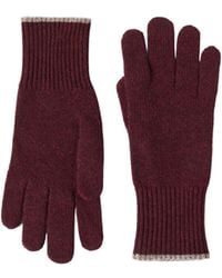 Brunello Cucinelli - Cashmere-Knit Gloves - Lyst