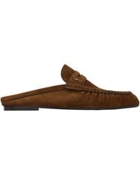 Saint Laurent - Le Loafer Slip-On Mules - Lyst