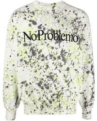 Aries - No Problemo Spray Dye Sweatshirt - Lyst