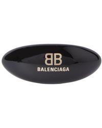 Balenciaga - Logo Detailed Hair Clip - Lyst