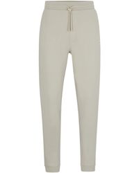 BOSS - Cotton Track Pants - Lyst