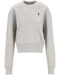Ami Paris - Long-Sleeved Sweatshirt - Lyst