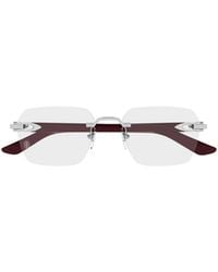 Cartier - Rimless-Frame Glasses - Lyst
