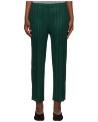 Pleats Please Issey Miyake - Thicker Bottoms Plissé Trousers - Lyst