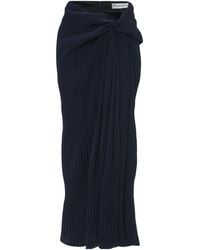 JW Anderson - Jw Anderson High Waist Draped Skirt - Lyst