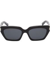 Saint Laurent - Sl 826 Page Rectangle-Frame Sunglasses - Lyst