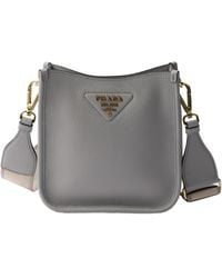 Prada - Mini Leather Shoulder Bag - Lyst