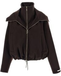 Sportmax - Emiro Zip-Up Cropped Jacket - Lyst
