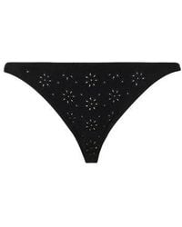 Tory Burch - Solid Color Stretch Bikini Bottoms - Lyst