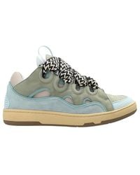 Lanvin - Curb Low-Top Sneakers - Lyst