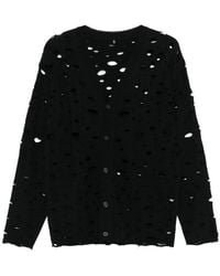 R13 - Distressed Button-Up Cardigan - Lyst
