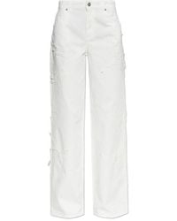 Blumarine - Butterfly Lace Jeans - Lyst