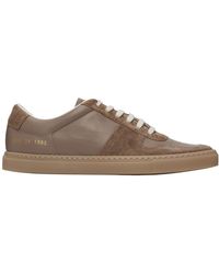 Common Projects - Bball Slim Gum Sole Low-Top Sneakers - Lyst