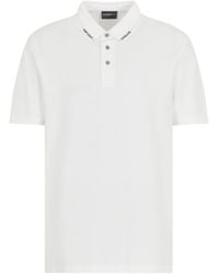 Emporio Armani - Polo Shirt With Logo Collar - Lyst