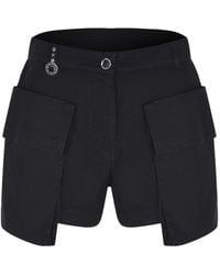 Pinko - Charm-Detailed Flap-Pocket Shorts - Lyst