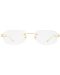 Cartier - Oval Frameless Glasses - Lyst