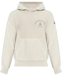 Moncler - Logo Patch Kangaroo Pocket Hoodie - Lyst