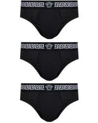 Versace - Greca Logo -Pack Briefs - Lyst