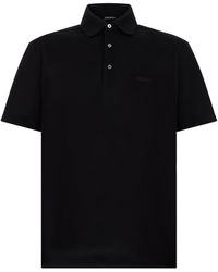ZEGNA - Classic Collar Short Sleeve Polo Shirt - Lyst
