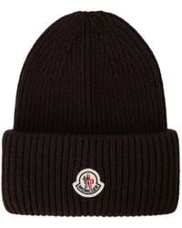 Moncler - Coarse Ribbed Knitted Cold-Weather Cap - Lyst