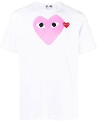 COMME DES GARÇONS PLAY - Short-Sleeved T-Shirt - Lyst