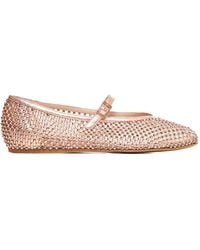 Le Silla - Gilda Crystal Embellished Ballet Flats - Lyst