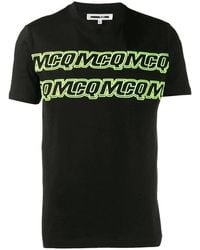 McQ - Logo Embroidered T-Shirt - Lyst