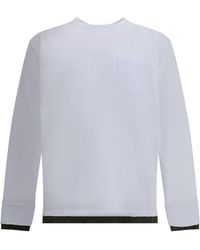Sacai - Pocket Long-Sleeve T-Shirt - Lyst