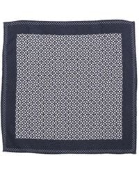 Brunello Cucinelli - Geometric-Pattern Silk Scarf - Lyst